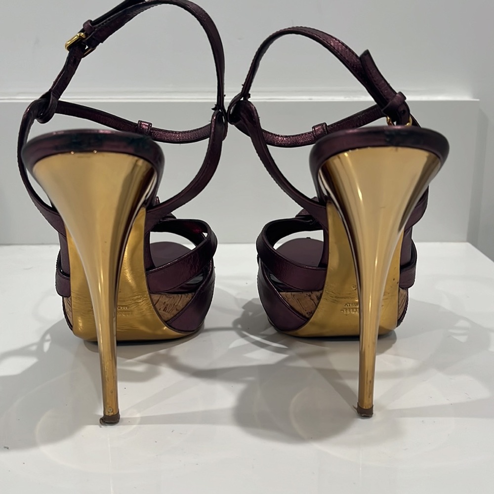 Like New Miu Miu Strappy Heels Size 38 1/2 - image 5